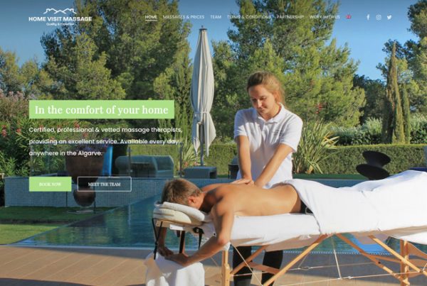 Massage Therapist Website