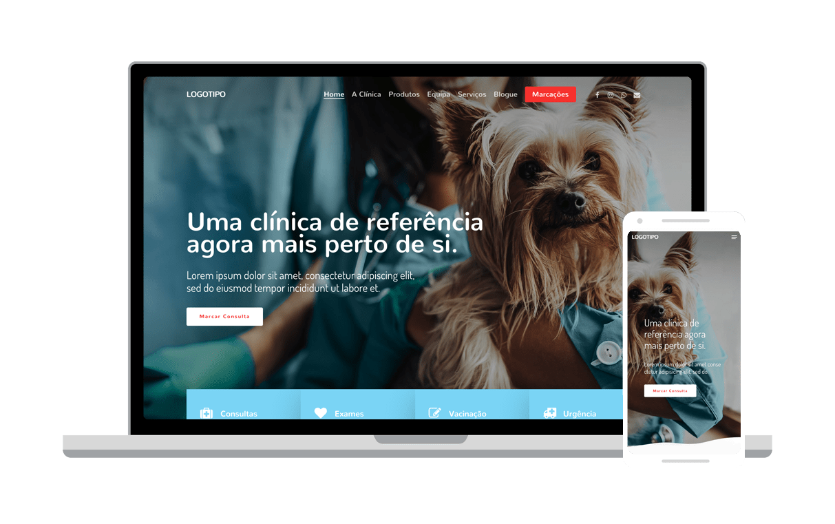 sites para clinicas veterinarias