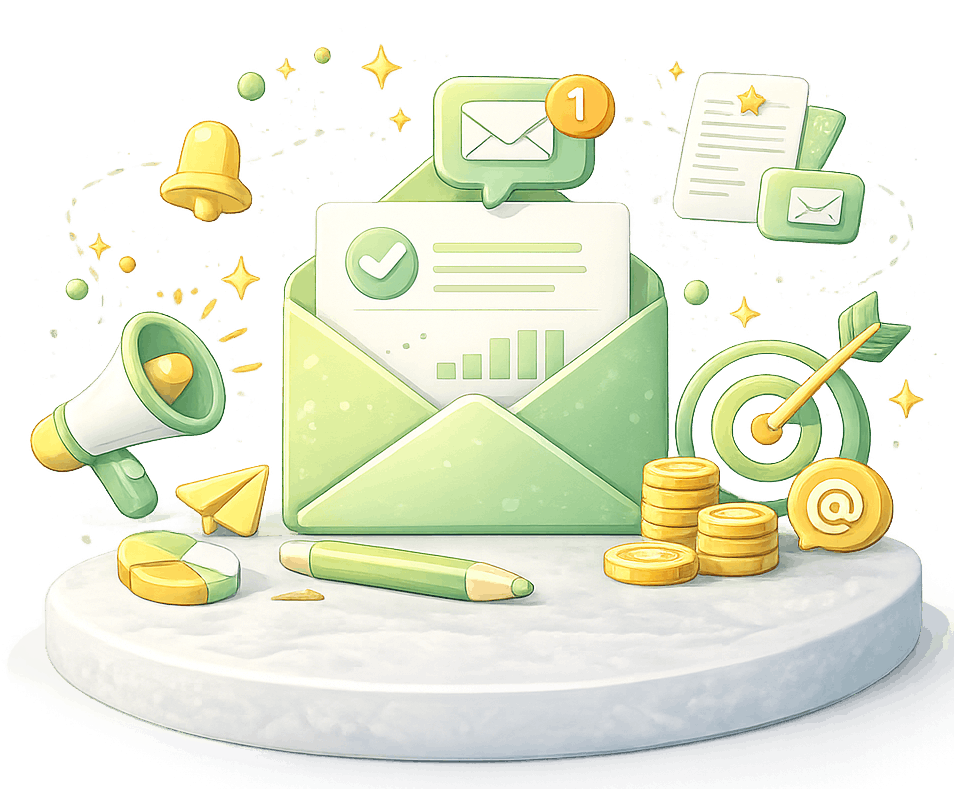 Email marketing campaigns to increase loyalty, communicate with customers and generate more results