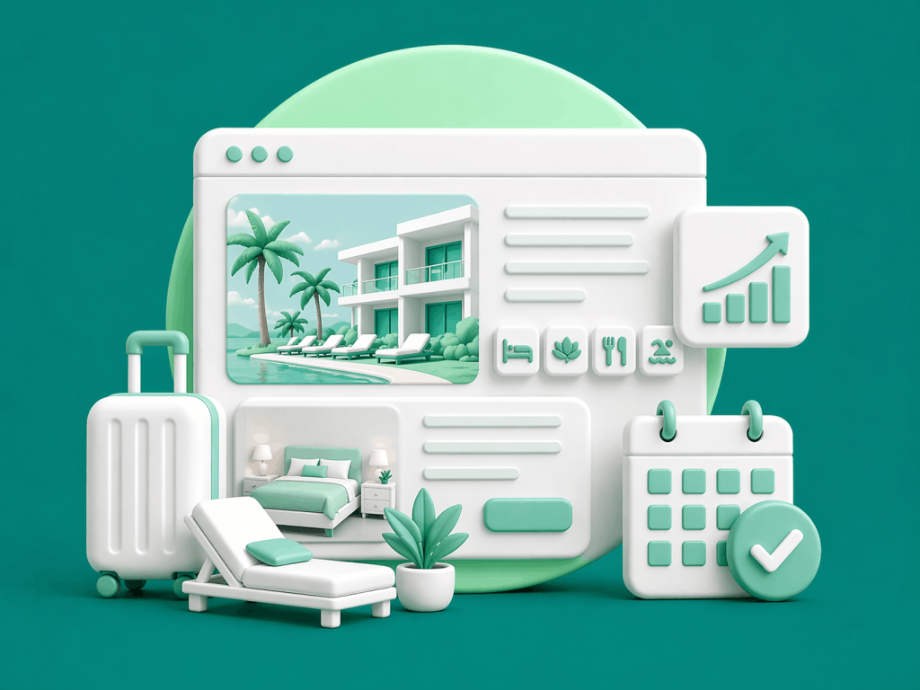 Como melhorar o website de um resort para gerar mais reservas diretas