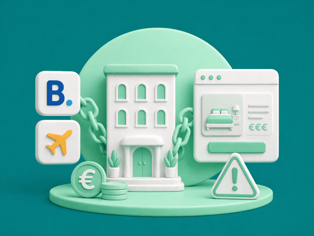 Porque é que o seu hotel depende demasiado da Booking e da Expedia